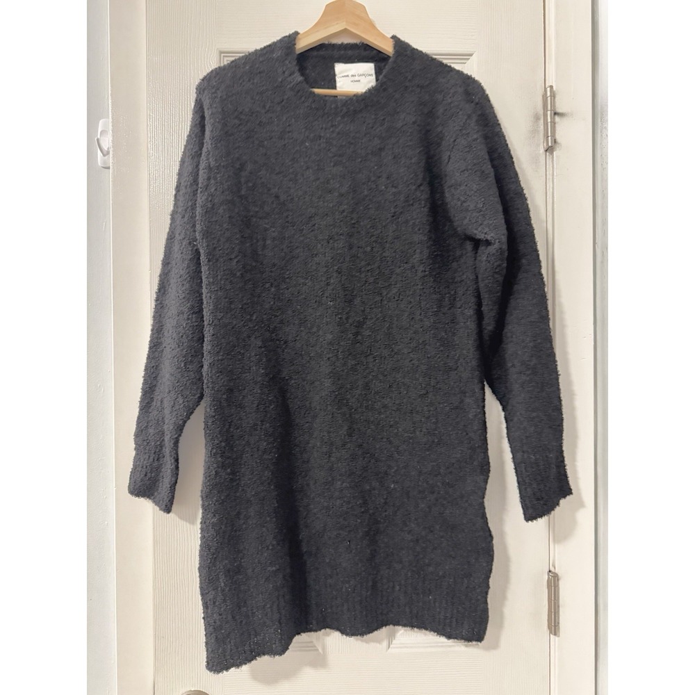 Comme des Garçons Homme 100% Wool Textured Popcorn Dress Transitional Night Out